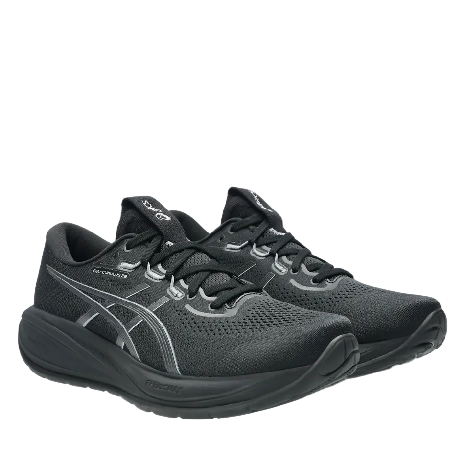 ASICS Men's CEL-CUMULUS 28 Running Shoes in Black/Carrier Grey AW26