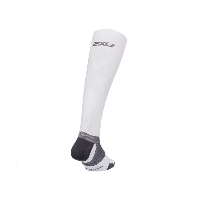 2XU Accessories 2XU Vectr L.Cush Full Length Sock White SS21 - Up and Running