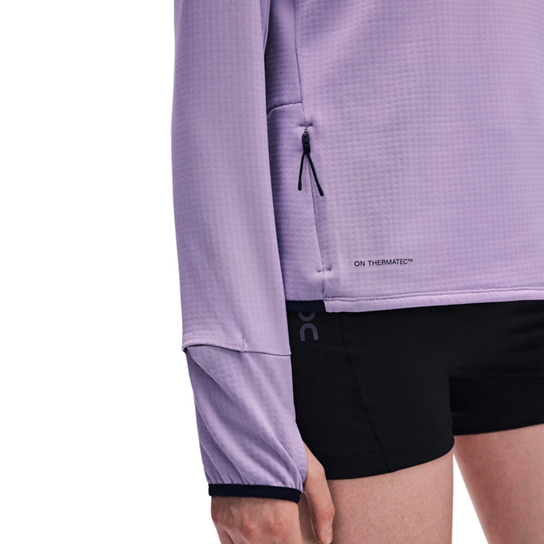 On Women's Climate Shirt in Mallow AW26