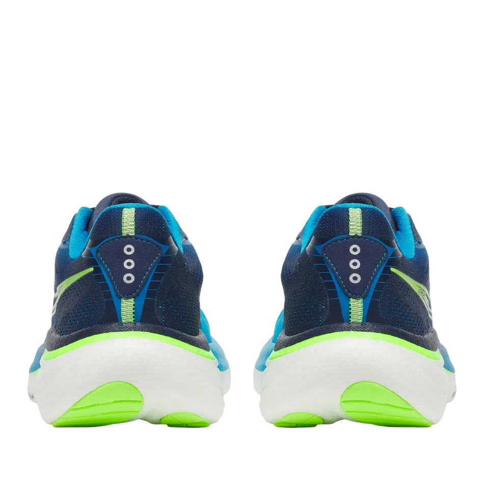 Saucony Men's Ride 19 Running Shoes in Cobalt/Slime- Online Exclusive