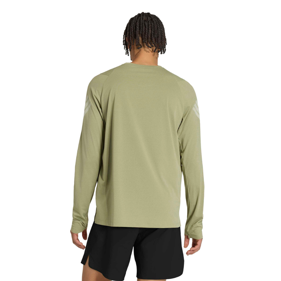 adidas Men's Adi365 Long Sleeved T-shirt in Tent Green/Halo Green AW26