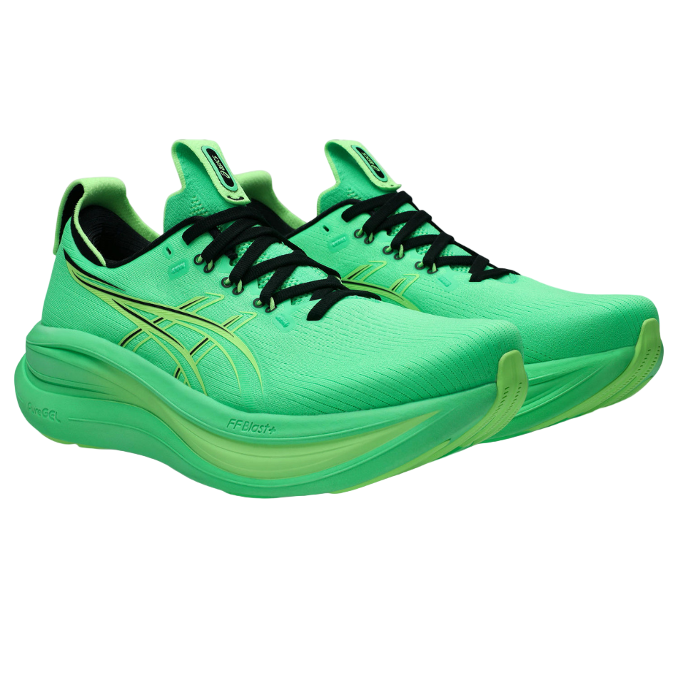 ASICS Men's GEL-NIMBUS 28 Running Shoes in Vital Green/Illuminate Green SS26