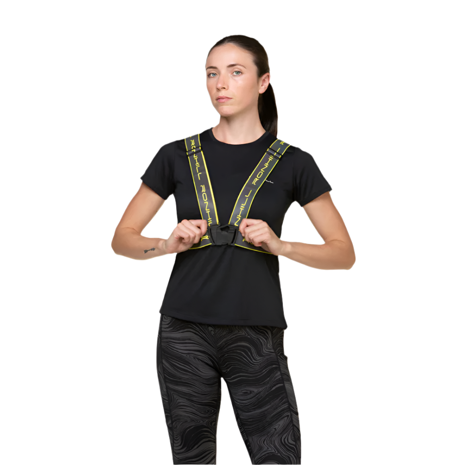 Ronhill Unisex Reflect Belt in Fluo Yellow/Reflect AW25