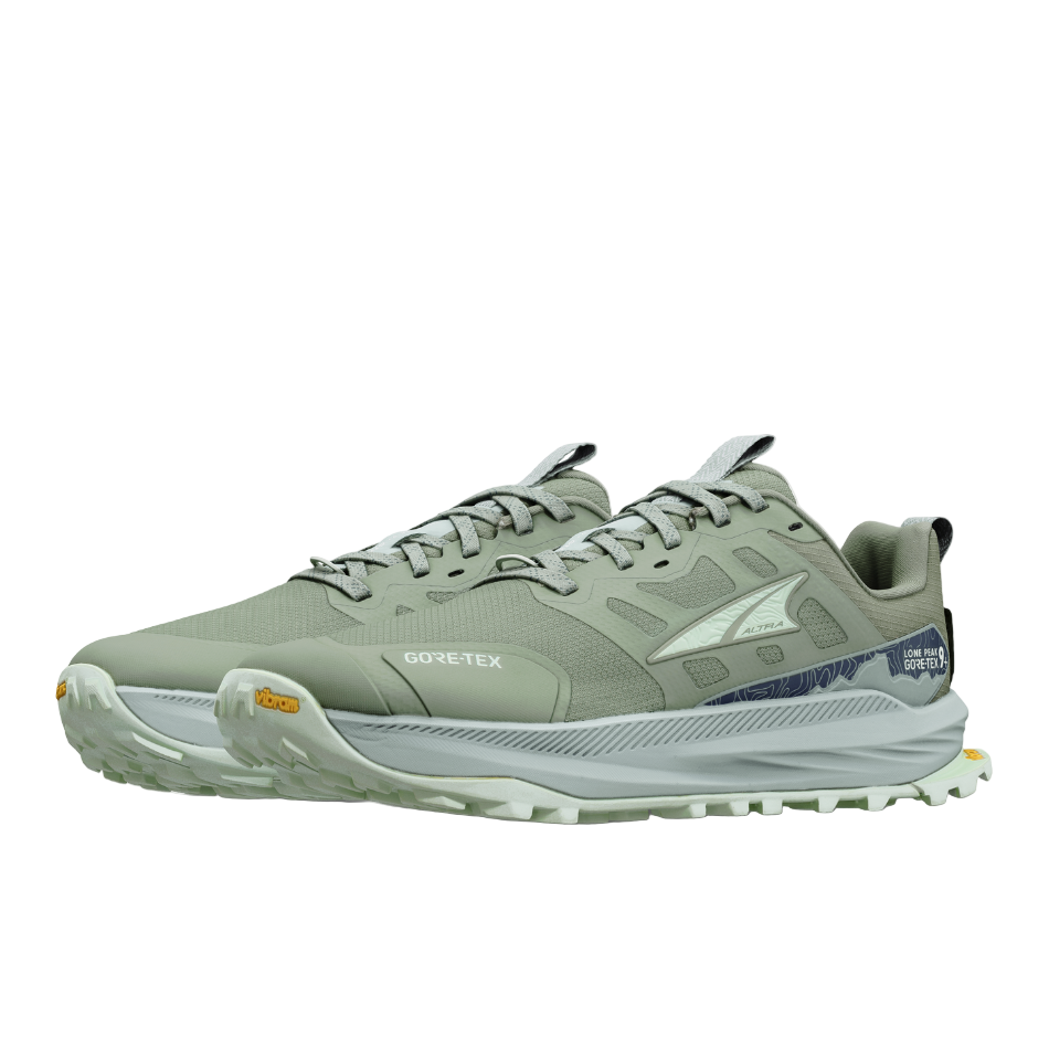 Altra Women's Lone Peak 9+ GTX Trail Running Shoes in Dusty Olive SS26