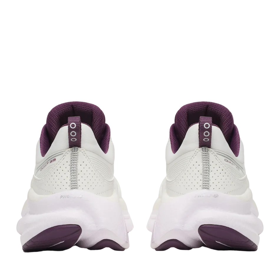 Saucony Women's Omni ST 23 Running Shoes in Ivory/Eggplant AW26