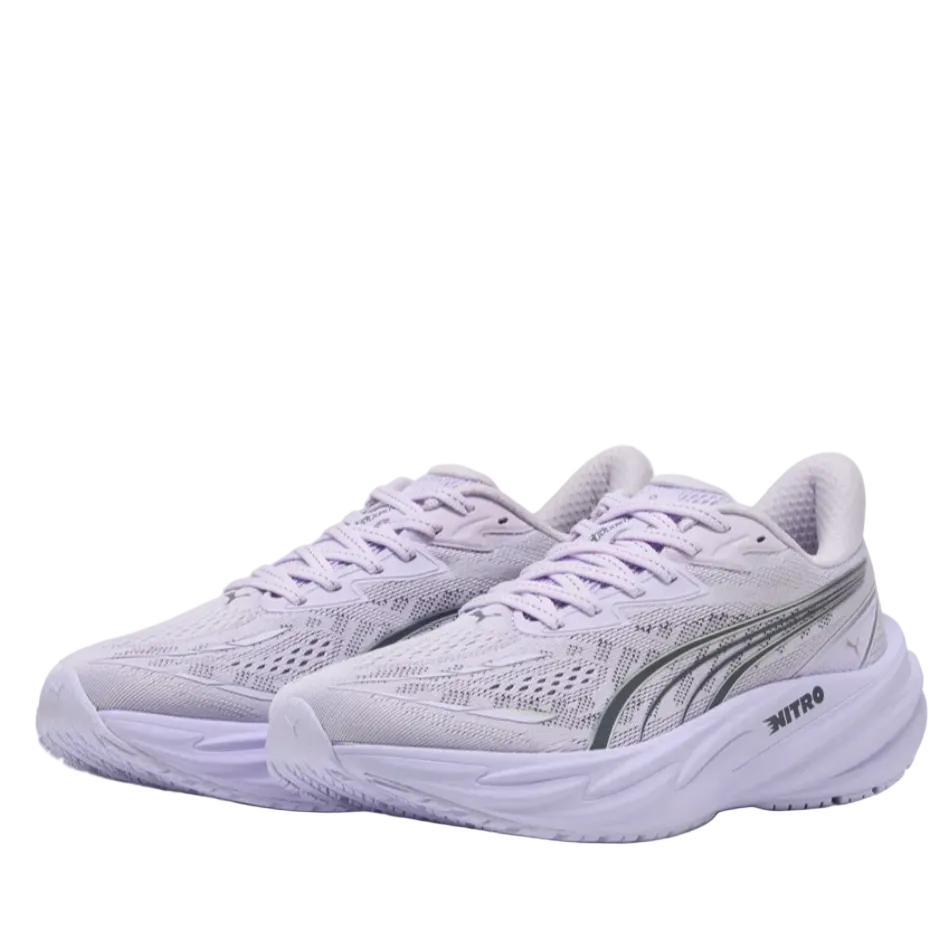 PUMA Women's Velocity NITRO 5 Running Shoes in Light Lavender/Inky Depths AW26
