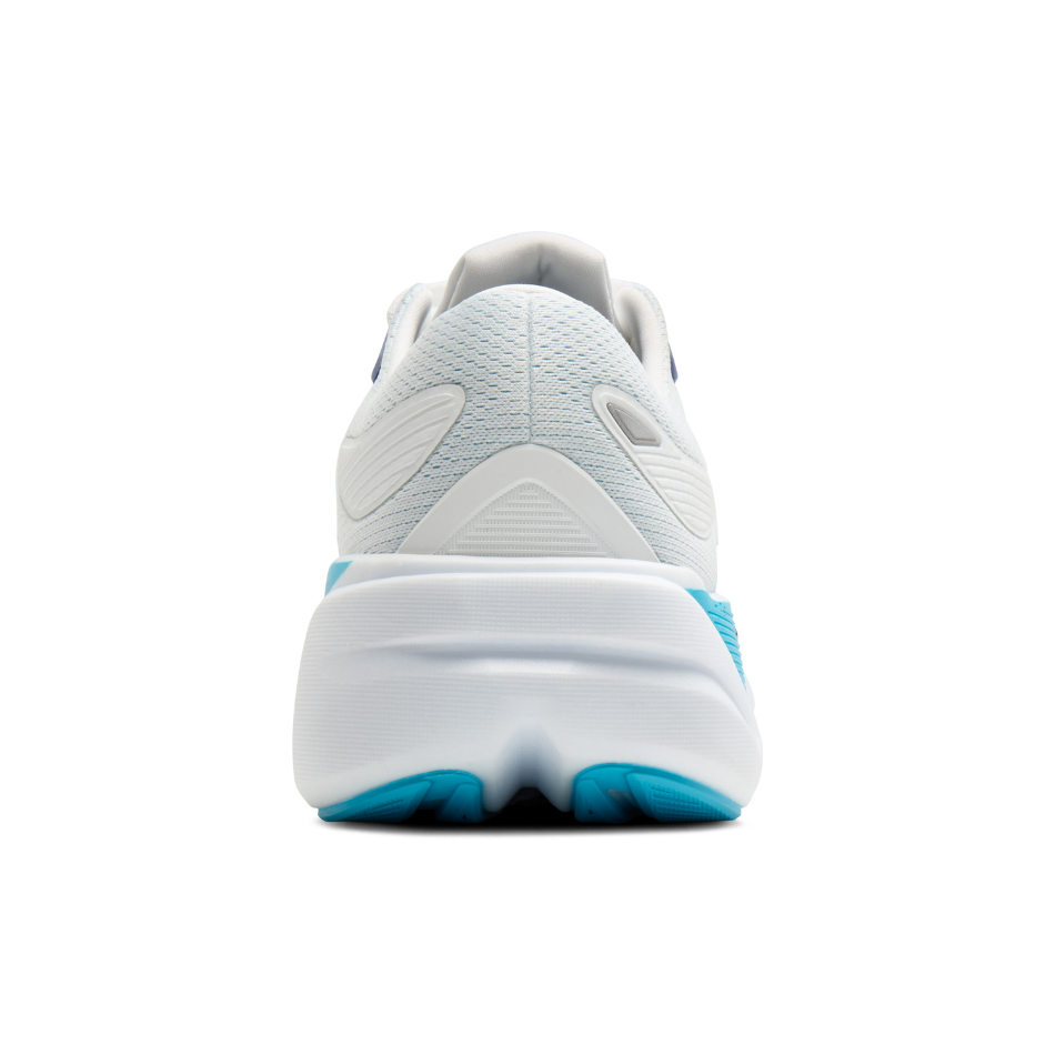 Brooks Men's Ghost Max 3 Running Shoes in Bright White/Beacon Blue/Teal SS26