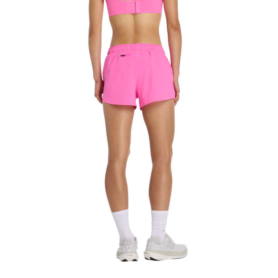 New Balance Women's RC Short 3" in Pink Heat SS26