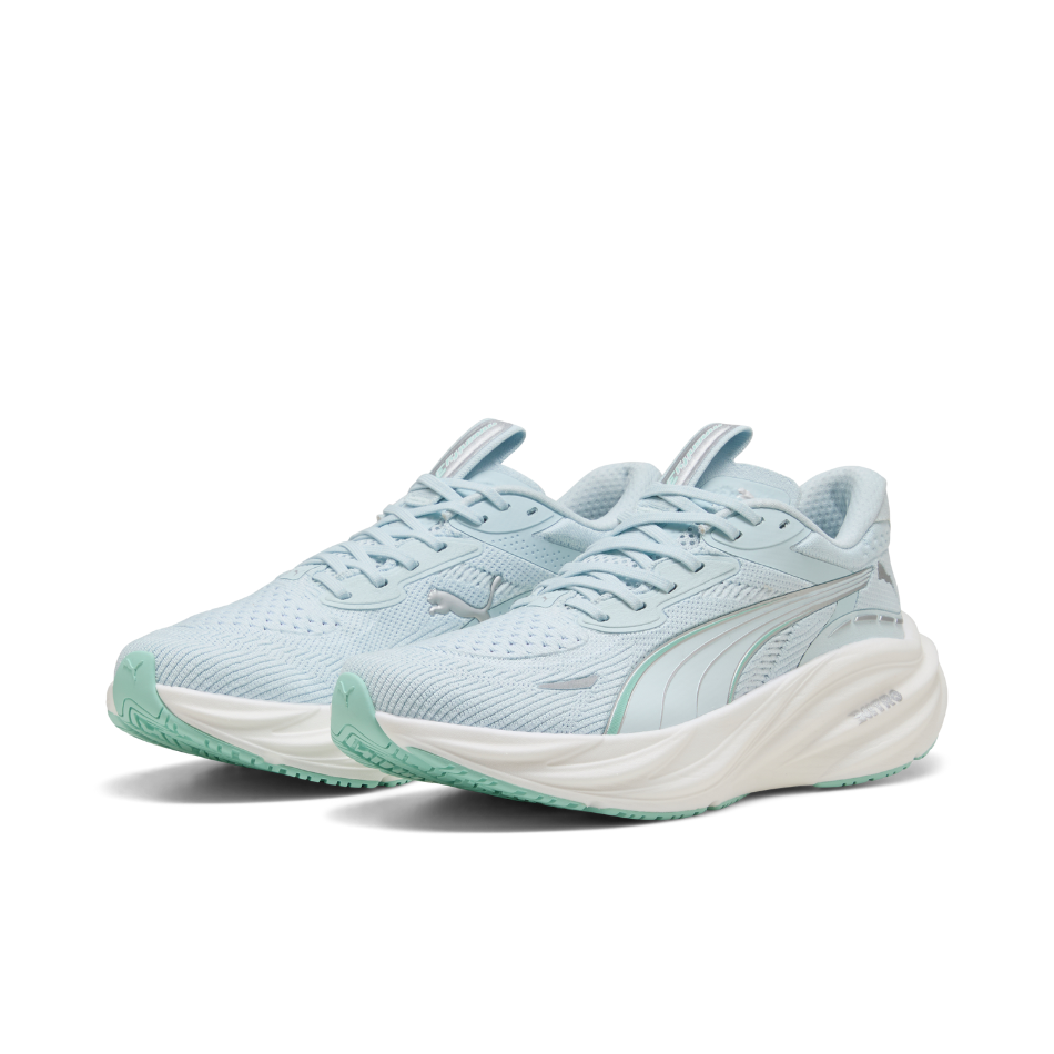 PUMA Women's Magnify NITRO 3 Running Shoes in Sea Glass/Mint Melt AW25