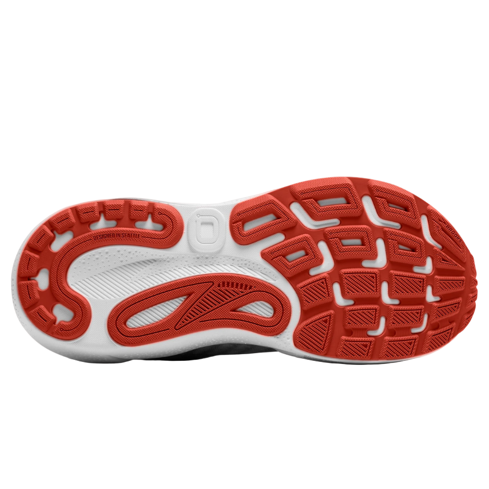 Brooks Men's Adrenaline GTS 24 Running Shoes in Black/Grey/Red SS25