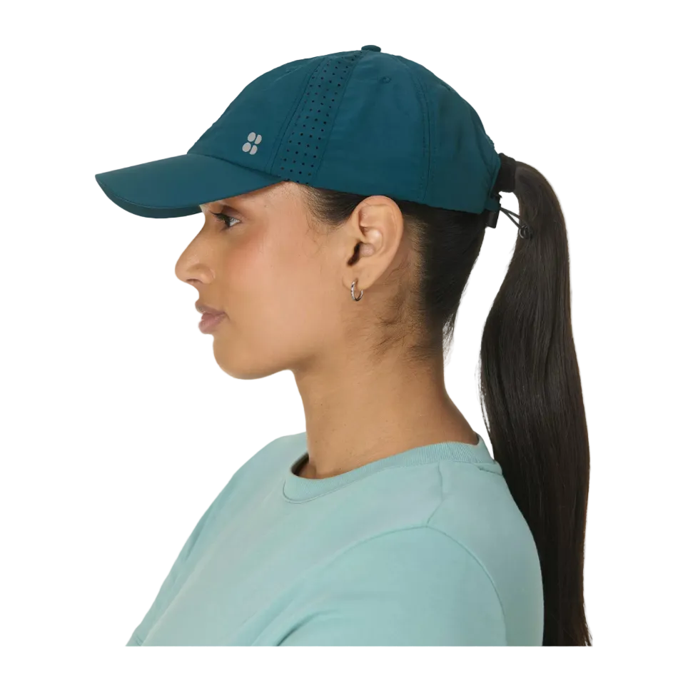 Sweaty Betty Swiftie Pace Cap in Deep Green SS26