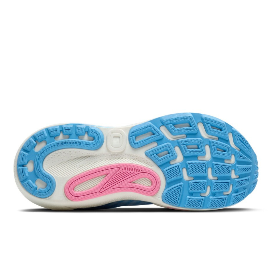 Brooks Women's Adrenaline GTS 24 Running Shoes in Bonnie Blue/Grey/Pink AW25