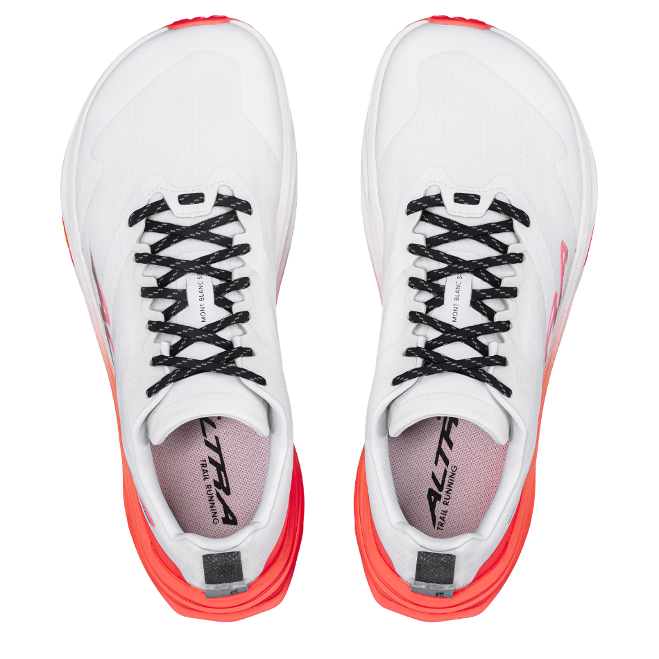 Altra Men's Mont Blanc Carbon Running Shoes in White/Coral SS26