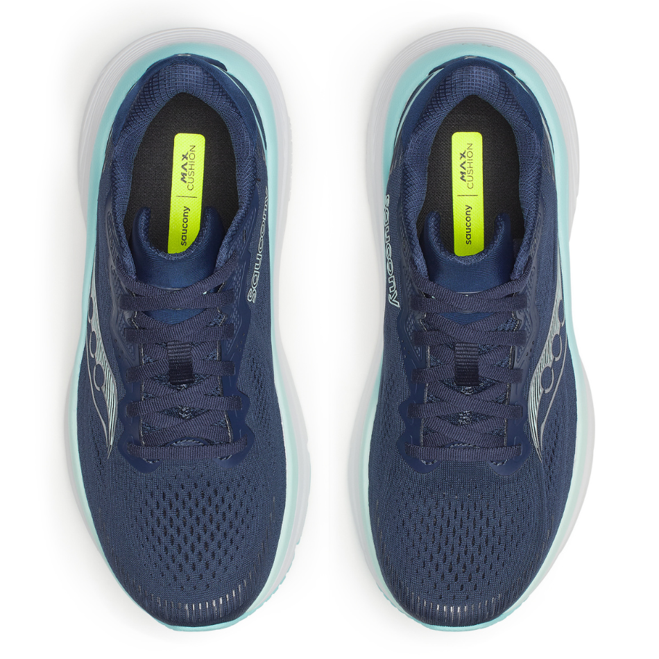 Saucony Women's Guide 19 Running Shoes in Navy/Aqua SS26
