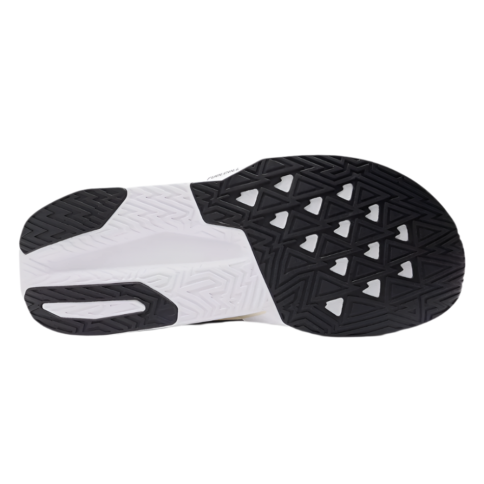 New Balance Men's Fuelcell Rebel v5 Running Shoes in Grey Matter/Linen/White AW25