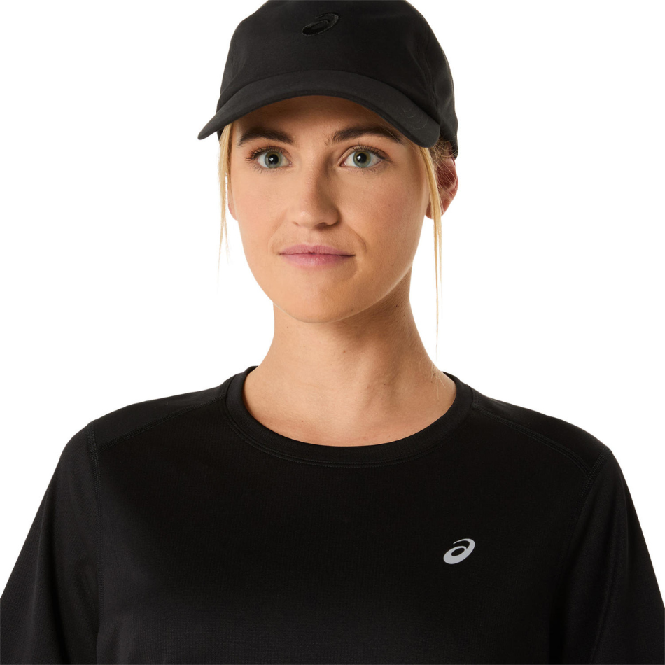 ASICS Women's Core Short Sleeved Top in Performance Black AW26