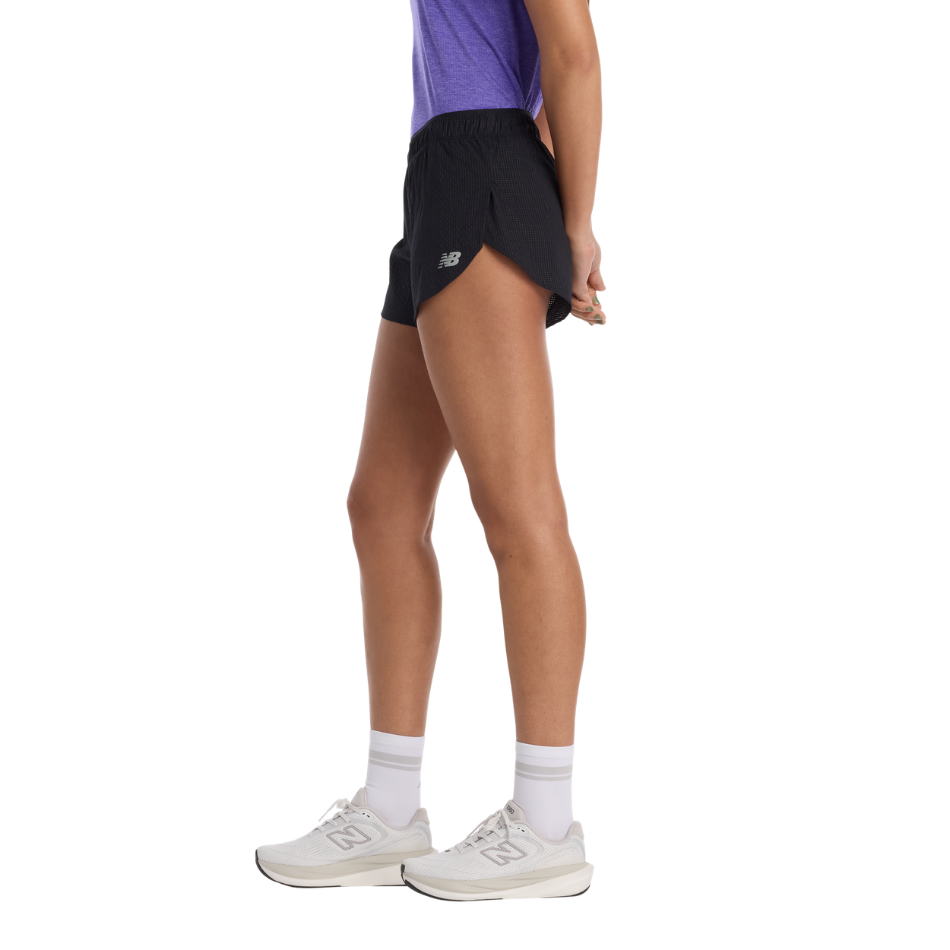 New Balance Women's London Edition RC Ultralight Short 3” in Black SS26