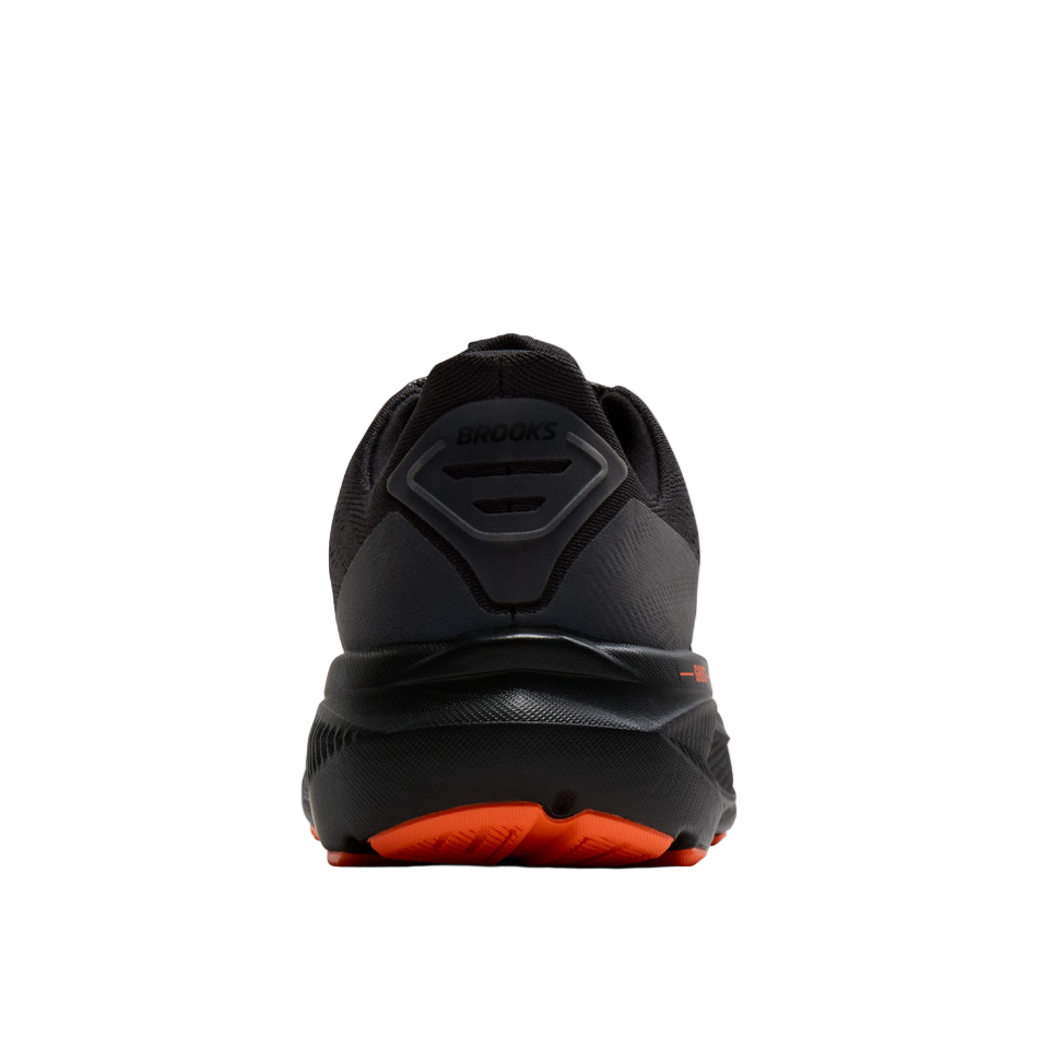 Brooks Men's Ghost 17 Running Shoes in Black/Orange AW25