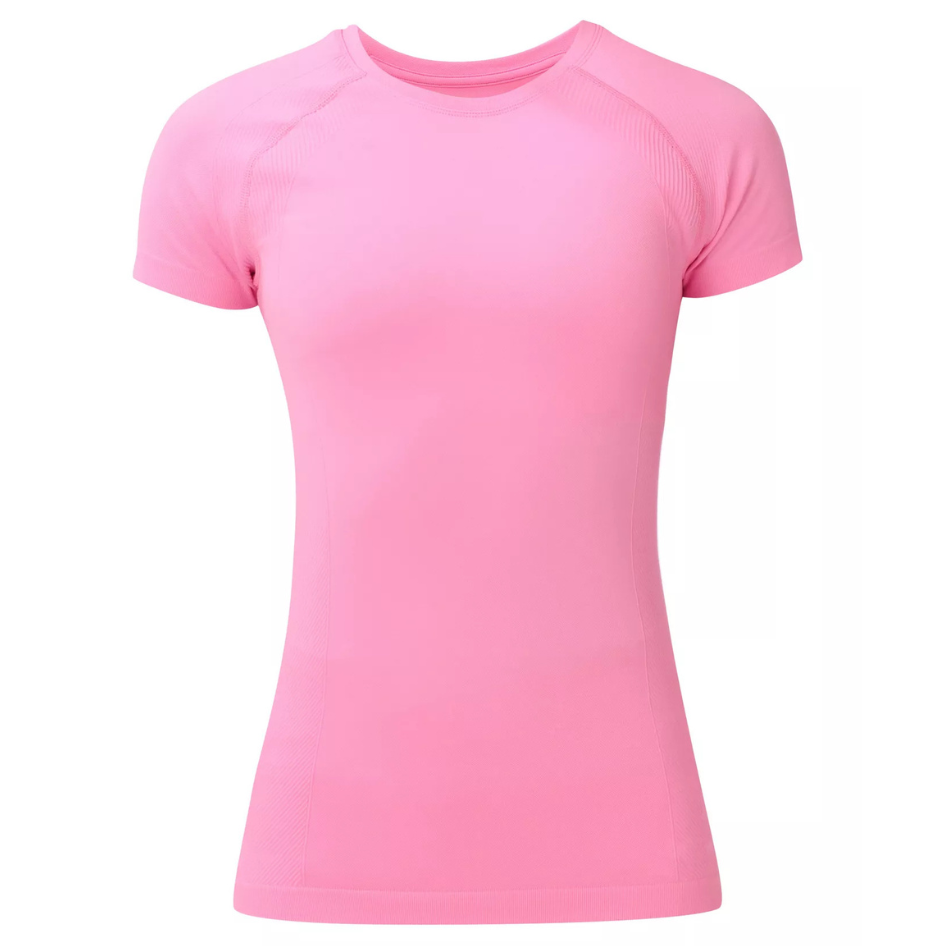 Sweaty Betty Athlete Seamless Workout T-Shirt in Guava Pink SS26