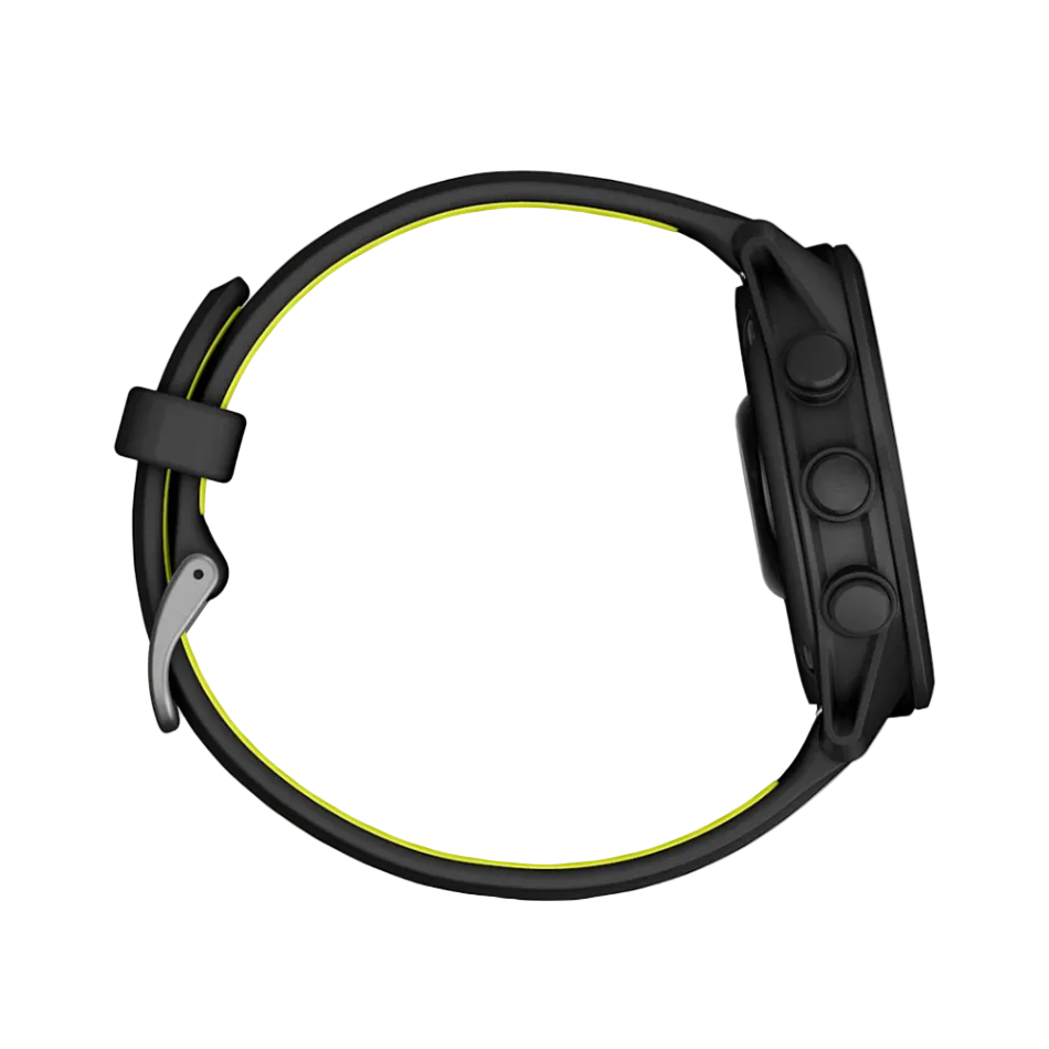 Garmin Unisex Forerunner 170 GPS Watch in Black with Black/Amp Yellow Band
