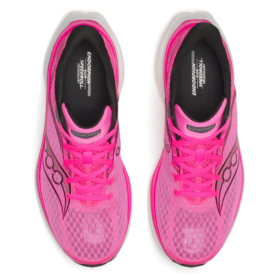 Saucony Women's Endorphin Speed 5 Running Shoes in Shock/Black SS26