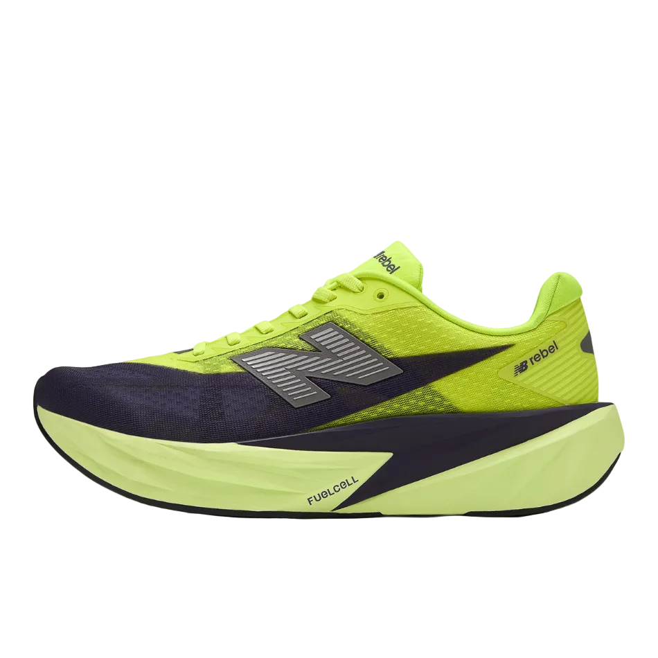 New Balance Men's FuelCell Rebel v5 Running Shoes in Alkaline Green SS26