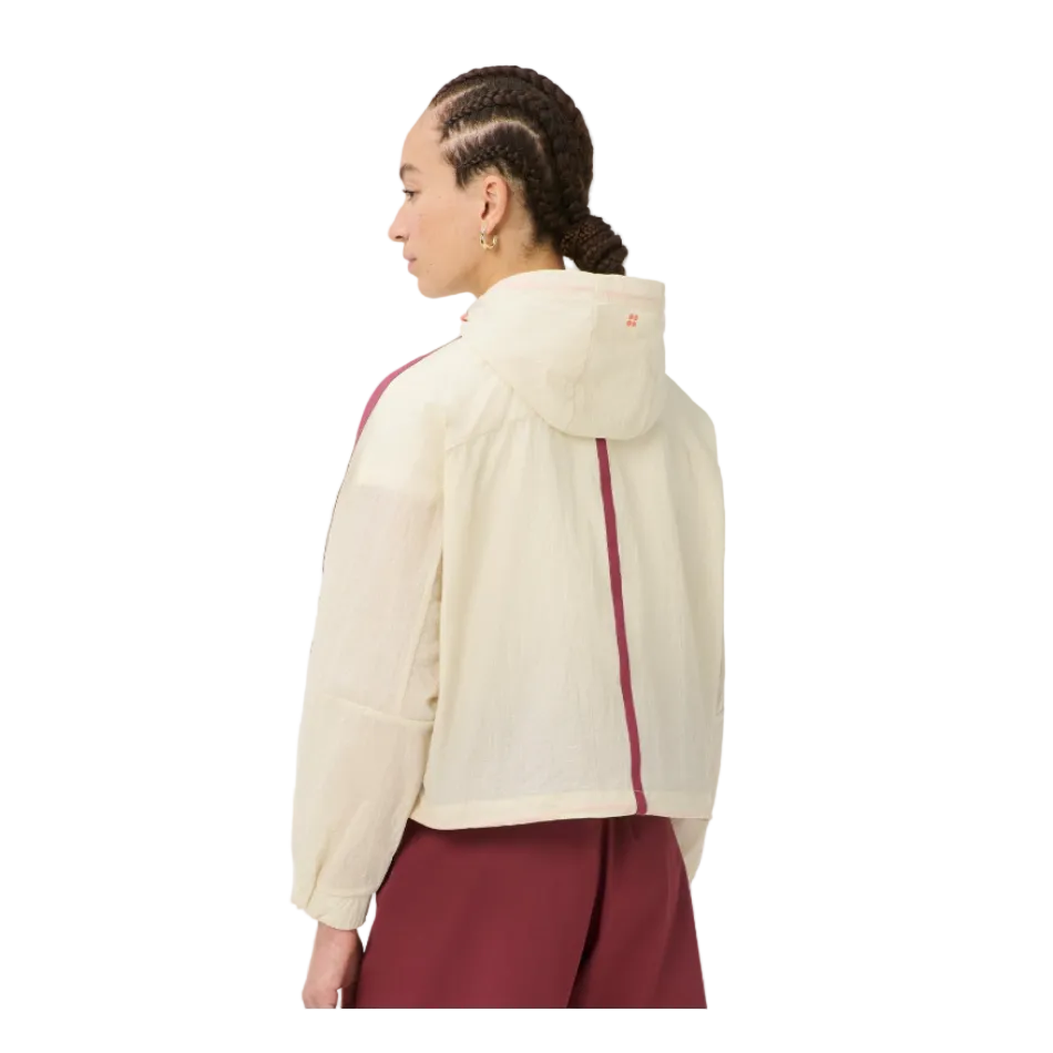 Sweaty Betty Ripstop Patch Pocket Lightweight Jacket in Wheat Beige AW26