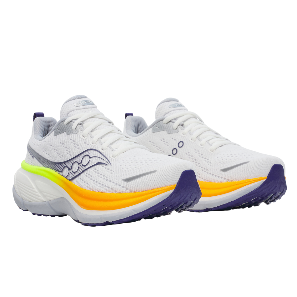 Saucony Women's Hurricane 25 Running Shoes in White-Frigid - Online Exclusive