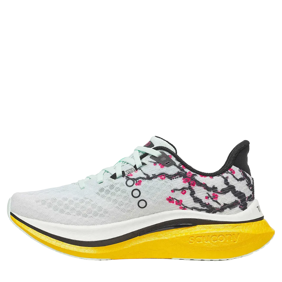 Saucony Men's Tokyo Endorphin Speed 5 Running Shoes in White/Fleur SS26