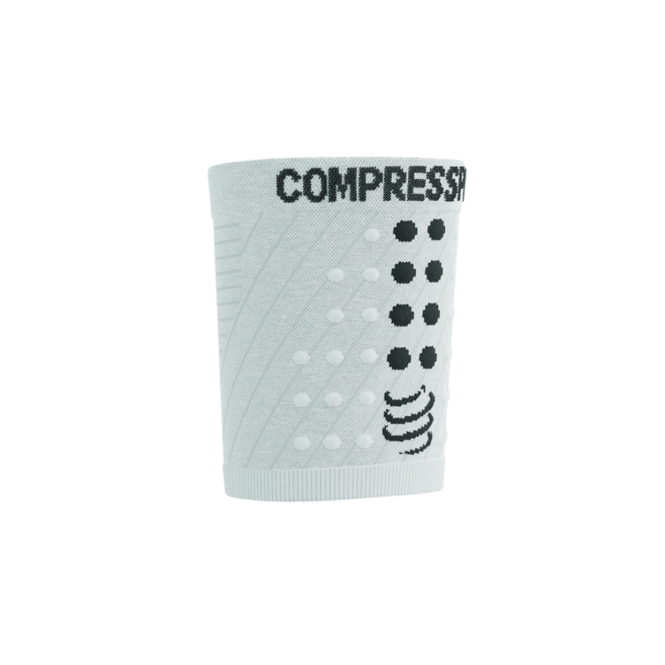 Compressport Unisex Racing Sweatbands in White SS26