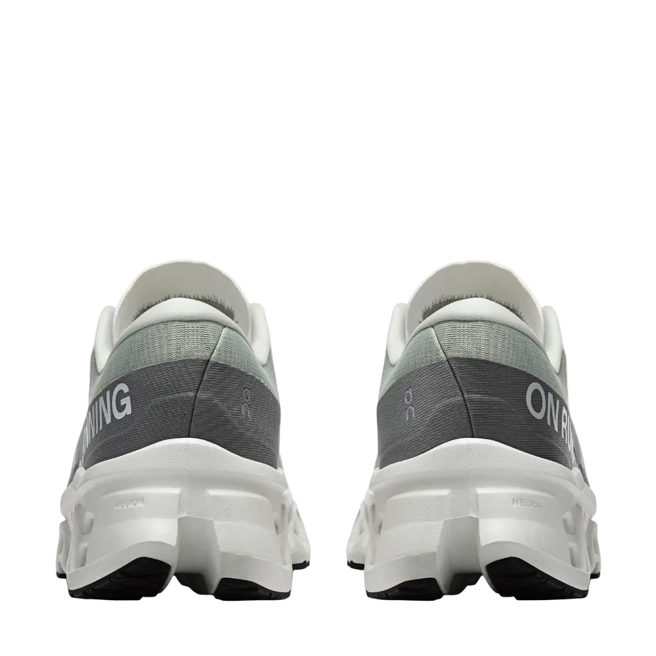 On Men's Cloudmonster 3 Running Shoes in Tin/Ivory SS26
