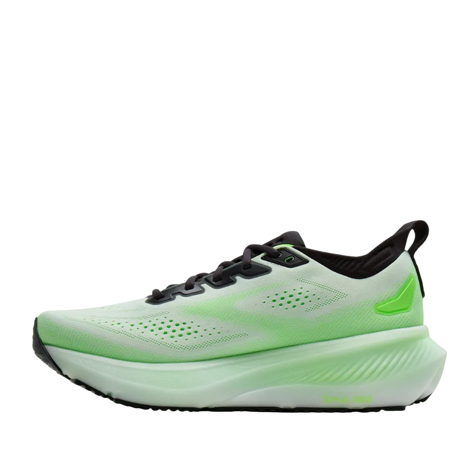 Brooks Men's Glycerin 23 Running Shoes in White/Phantom/Green Gecko SS26