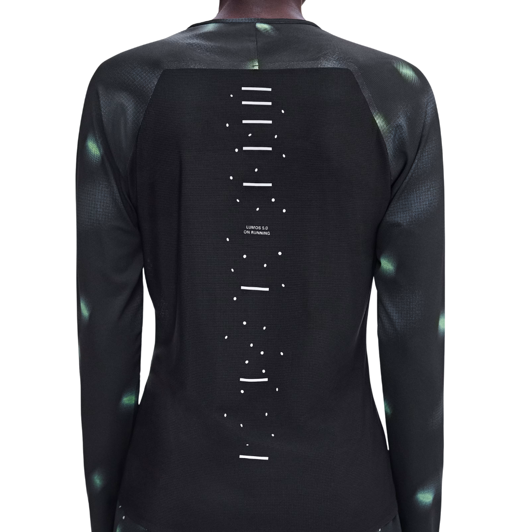 On Women's Performance Long-T Lumos Black AW26