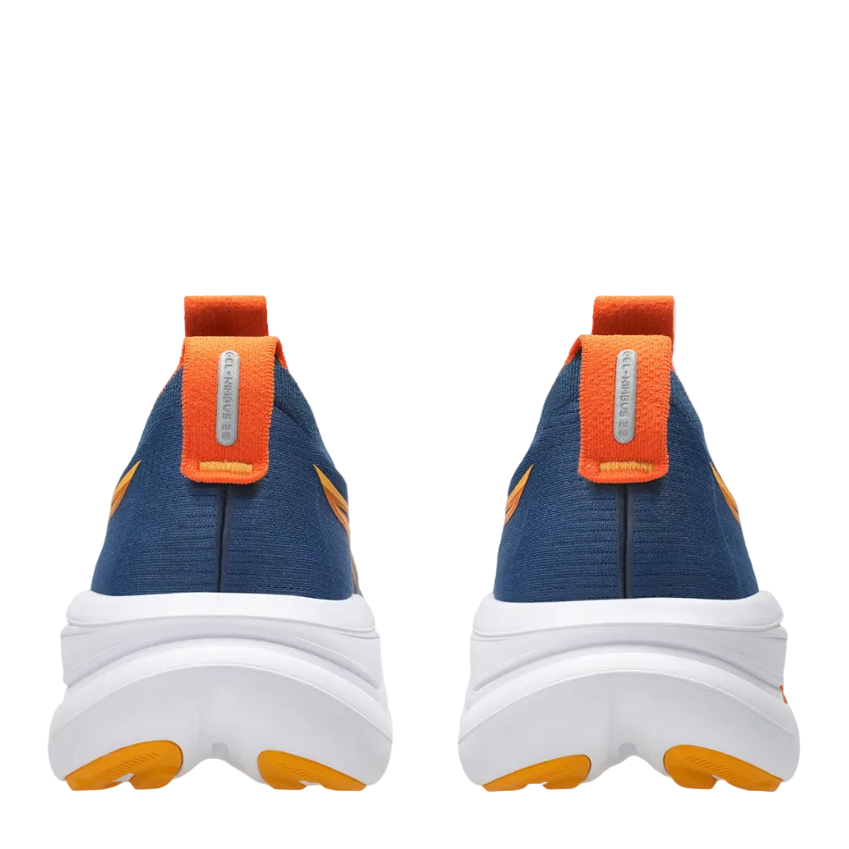 ASICS Men's GEL-NIMBUS 28 Running Shoes in Twilight Blue/Anzu SS26