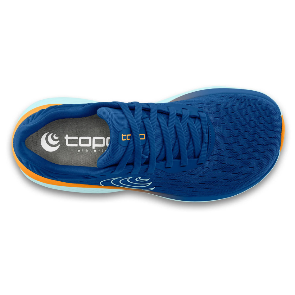 Topo Men's Atmos Running Shoes in Blue/Orange AW25