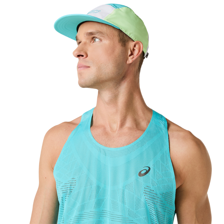 ASICS Men's METARUN SINGLET in Energy Aqua AW26