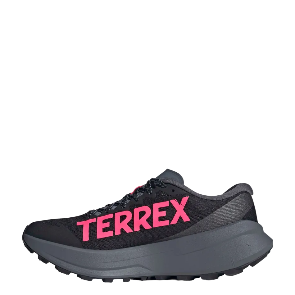adidas Men's Terrex Agravic SL Trail Running Shoes in Core Black/Solar Turbo/Aurora Onix AW26