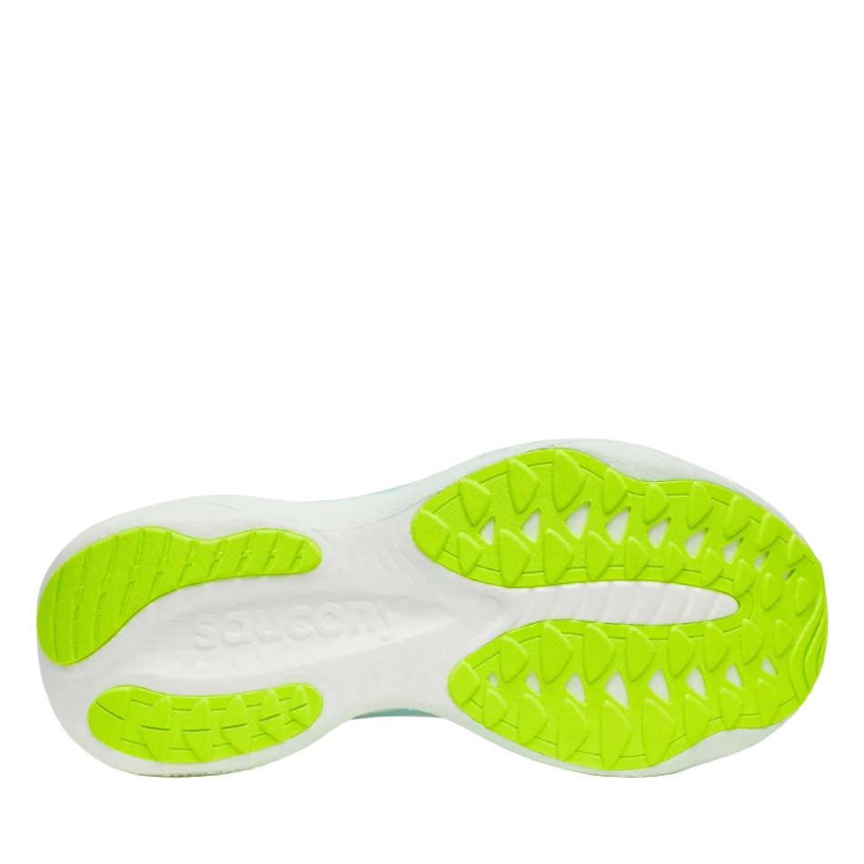 Saucony Women's Ride 19 Running Shoes in White/Splash - Online Exclusive