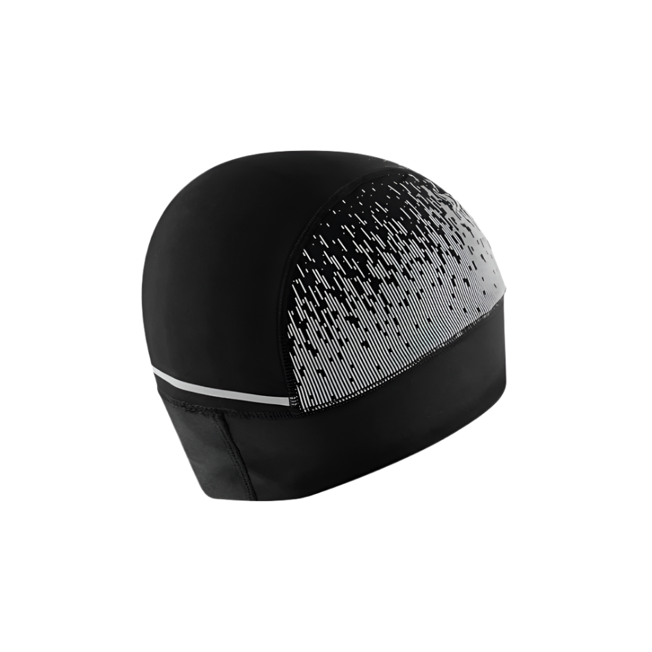 Ronhill Unisex Reflect Beanie in Black/Reflect AW25