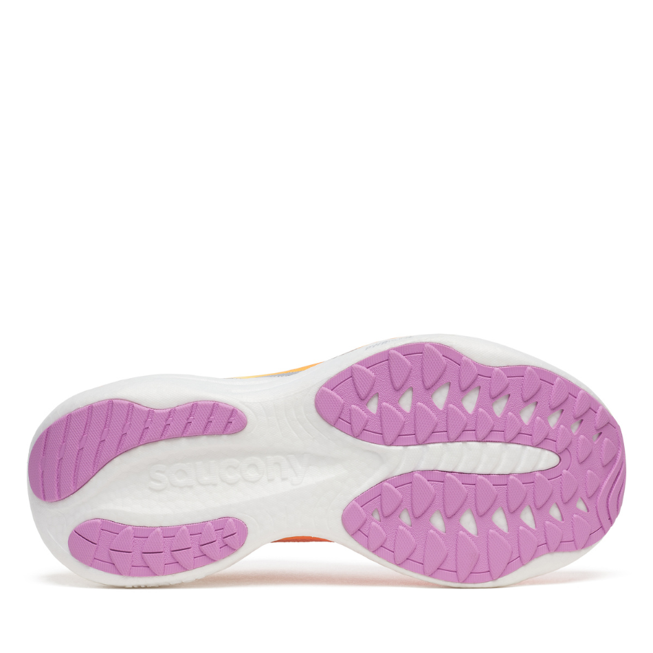 Saucony Women's Ride 19 Running Shoes in Fire/Orchid - Online Exclusive