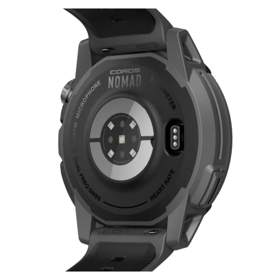 Coros Unisex Nomad Outdoor Adventure Watch in Dark Grey/Black AW25