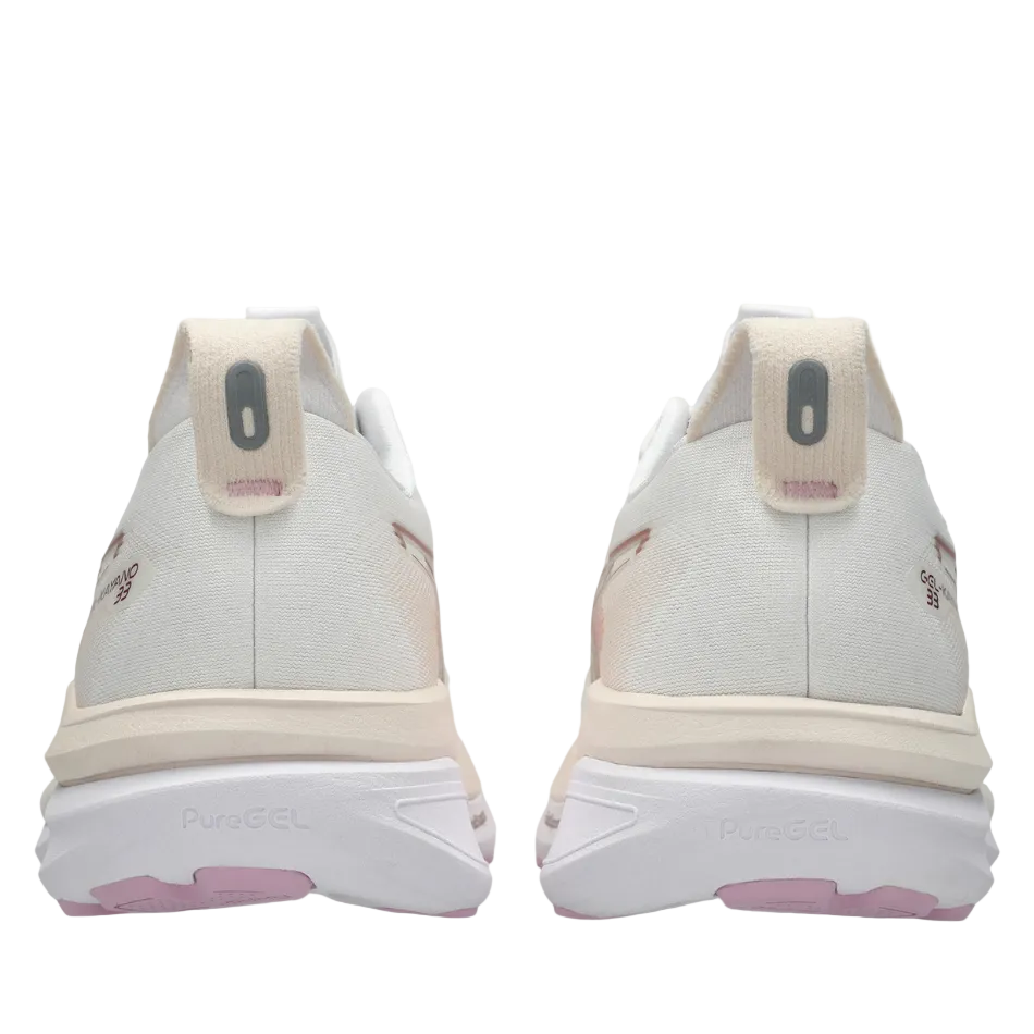 ASICS Women's GEL-KAYANO 33 Running Shoes in White/Hazy Lilac AW26
