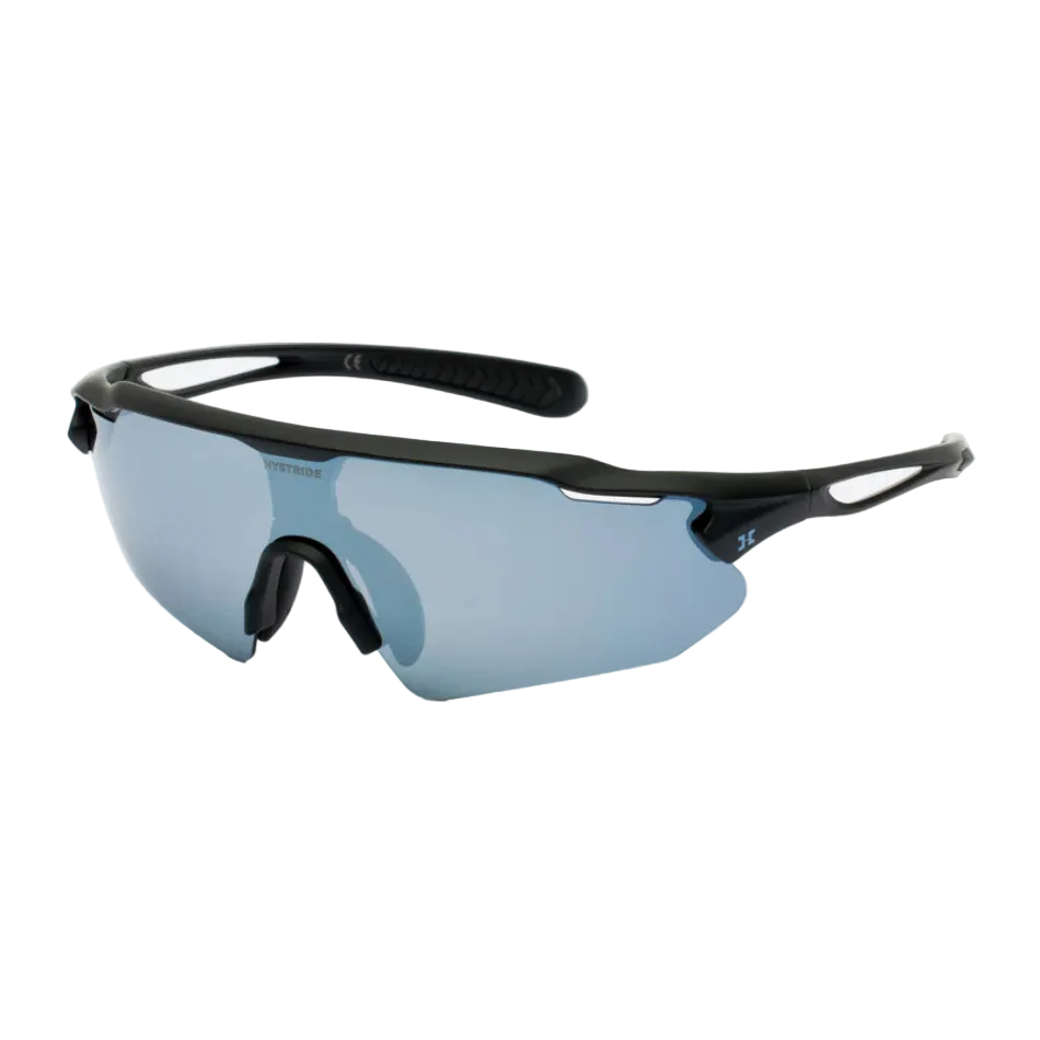 Hystride Unisex Speed Pro Sunglasses in Black/Silver
