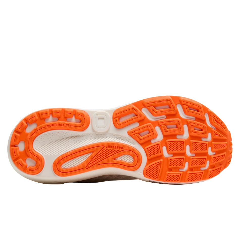 Brooks Men's Adrenaline GTS 24 Running Shoes in Coconut/Portabella/Orange AW25