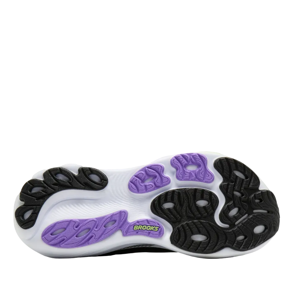 Brooks Women's Adrenaline GTS 25 Running Shoes in Black/Blackened Pearl/Purple AW26