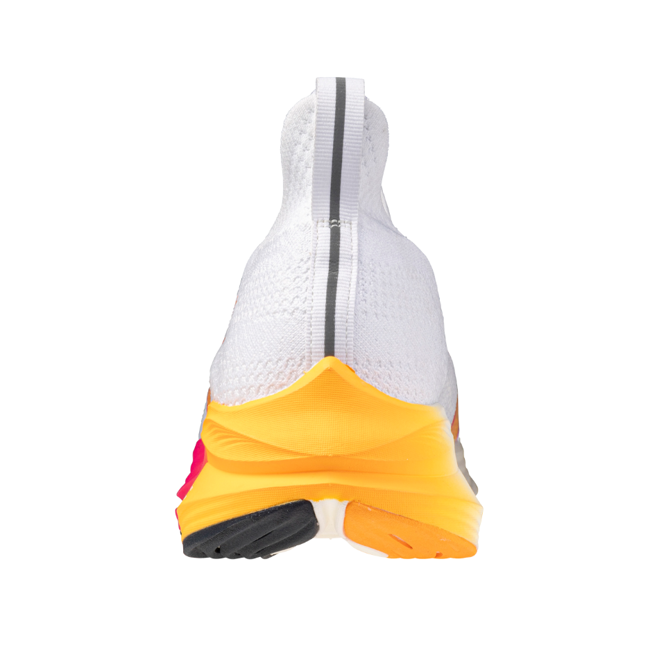 ｍｉｚｕ Mizuno Unisex Neo Zen Running Shoes in White/Tang Orange