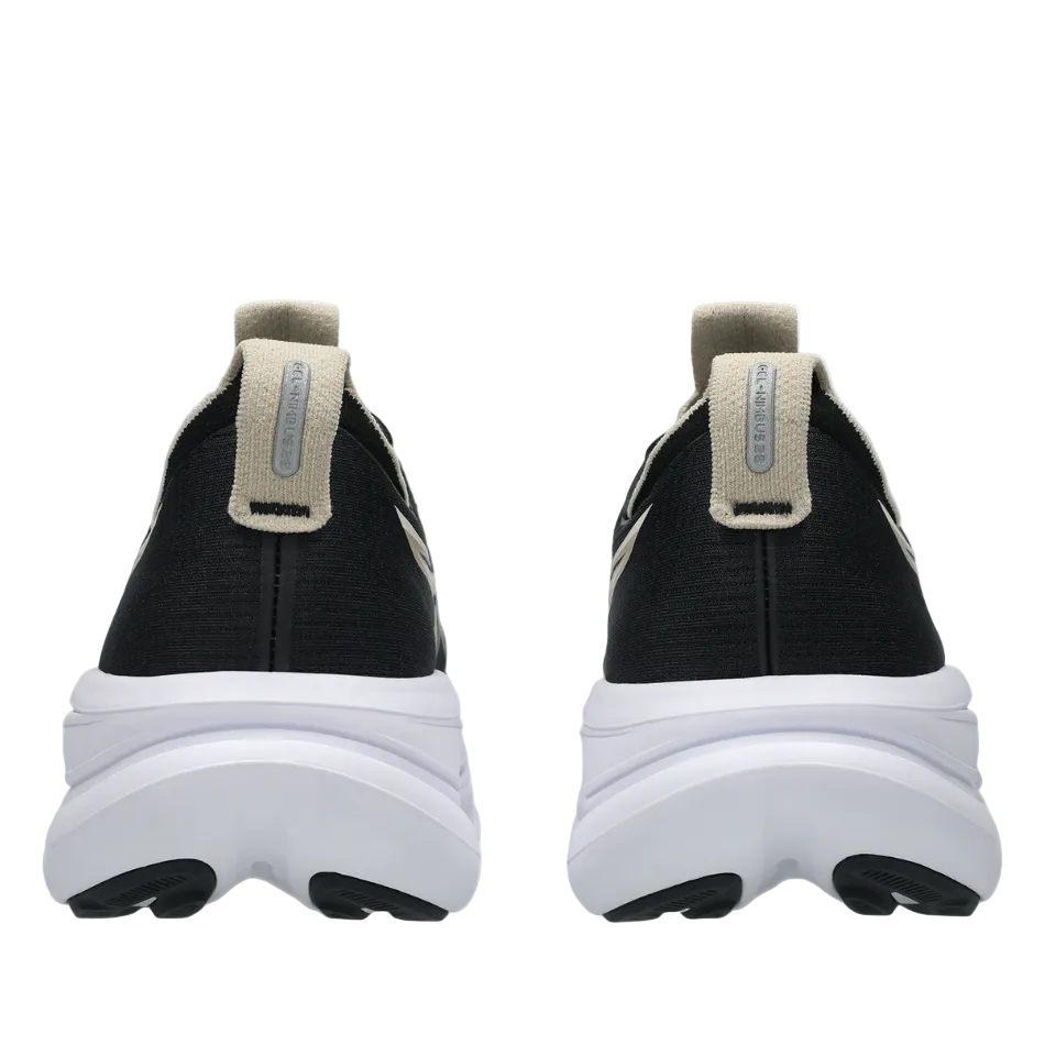 ASICS Women's GEL-NIMBUS 28 Running Shoes in Black/Feather Grey AW26