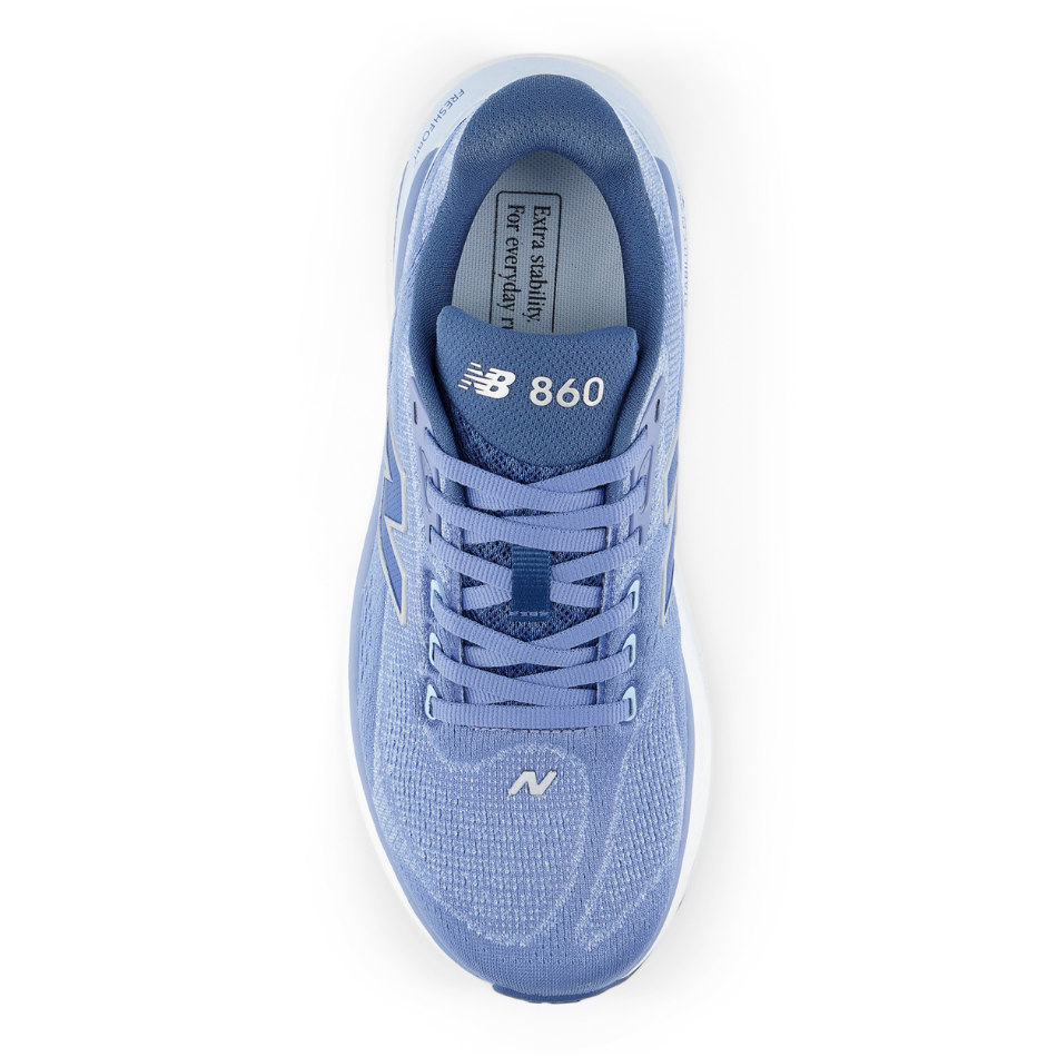 New Balance Women's 860 v15 Wide Fitting D Running Shoes in Fairweather Blue SS26