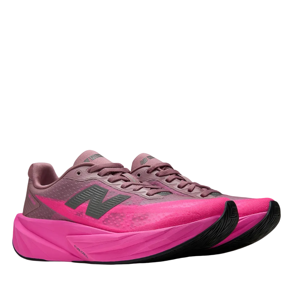 New Balance Women's FuelCell Rebel v5 Running Shoes in Pink Heat SS26