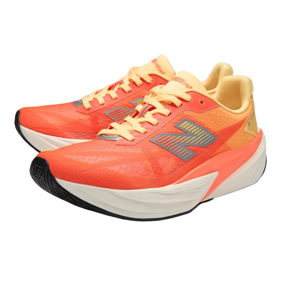 New Balance Women's FuelCell Rebel v5 Running Shoes in Tangerine Heat SS26